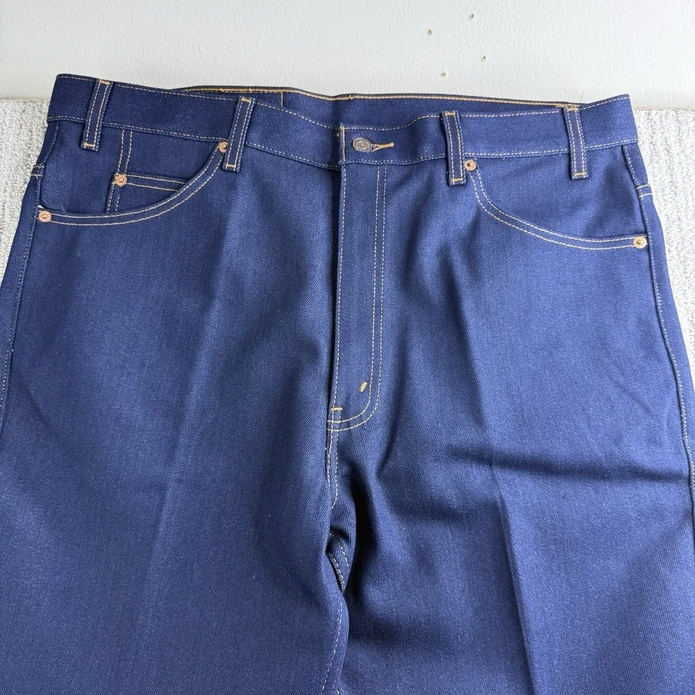 Vintage Levi's 517 Boot Cut Jeans Men's Size 40x30 Dark Wash Denim